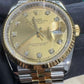 Rolex Stainless Steel And Yellow Gold Datejust - 36 MM - Jubilee Bracelet - Fluted Bezel - Champagne Diamond Dial - 126233 chdj