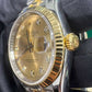 Rolex Stainless Steel And Yellow Gold Datejust - 36 MM - Jubilee Bracelet - Fluted Bezel - Champagne Diamond Dial - 126233 chdj