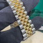 Rolex Stainless Steel And Yellow Gold Datejust - 36 MM - Jubilee Bracelet - Fluted Bezel - Champagne Diamond Dial - 126233 chdj