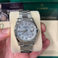 Rolex Stainless Steel And White Gold Datejust - 36 MM - Oyster Bracelet - Fluted Bezel - Mother Of Pearl Diamond Dial - 126234-0020