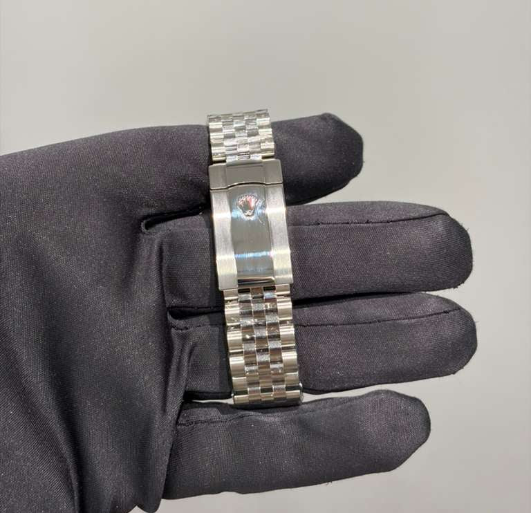 Rolex Stainless Steel And White Gold Datejust - 36 MM - Jubilee Bracelet - Fluted Bezel - Blue Index Dial - 126234-0017