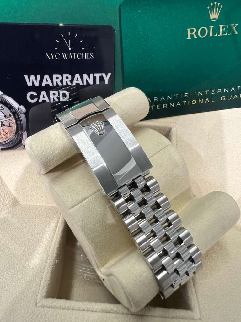 Rolex Stainless Steel And White Gold Datejust - 36 MM - Jubilee Bracelet - Fluted Bezel - White Roman Dial - 126234 wrj