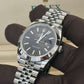 Rolex Stainless Steel Datejust 41 Date Watch - 41 MM - Jubilee Bracelet - Smooth Bezel - Black Dial - 126300-0012
