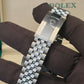 Rolex Stainless Steel Datejust 41 Date Watch - 41 MM - Jubilee Bracelet - Smooth Bezel - Black Dial - 126300-0012