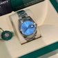 Rolex Stainless Steel Datejust 41 Date Watch - 41 MM - Oyster Bracelet - Smooth Bezel - Blue Roman Dial - 126300 blro