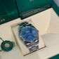Rolex Stainless Steel Datejust 41 Date Watch - 41 MM - Oyster Bracelet - Smooth Bezel - Blue Roman Dial - 126300 blro