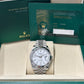 Rolex Stainless Steel Datejust 41 Date Watch - 41 MM - Jubilee Bracelet - Smooth Bezel - White Dial - 126300 wij