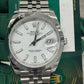 Rolex Stainless Steel Datejust 41 Date Watch - 41 MM - Jubilee Bracelet - Smooth Bezel - White Dial - 126300 wij