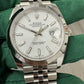 Rolex Stainless Steel Datejust 41 Date Watch - 41 MM - Jubilee Bracelet - Smooth Bezel - White Dial - 126300 wij