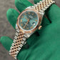 Rolex Stainless Steel and Pink Gold Datejust 41 Date Watch - 41 MM - Jubilee Bracelet - Fluted Bezel - Mint Green Roman Dial - 126331-0022
