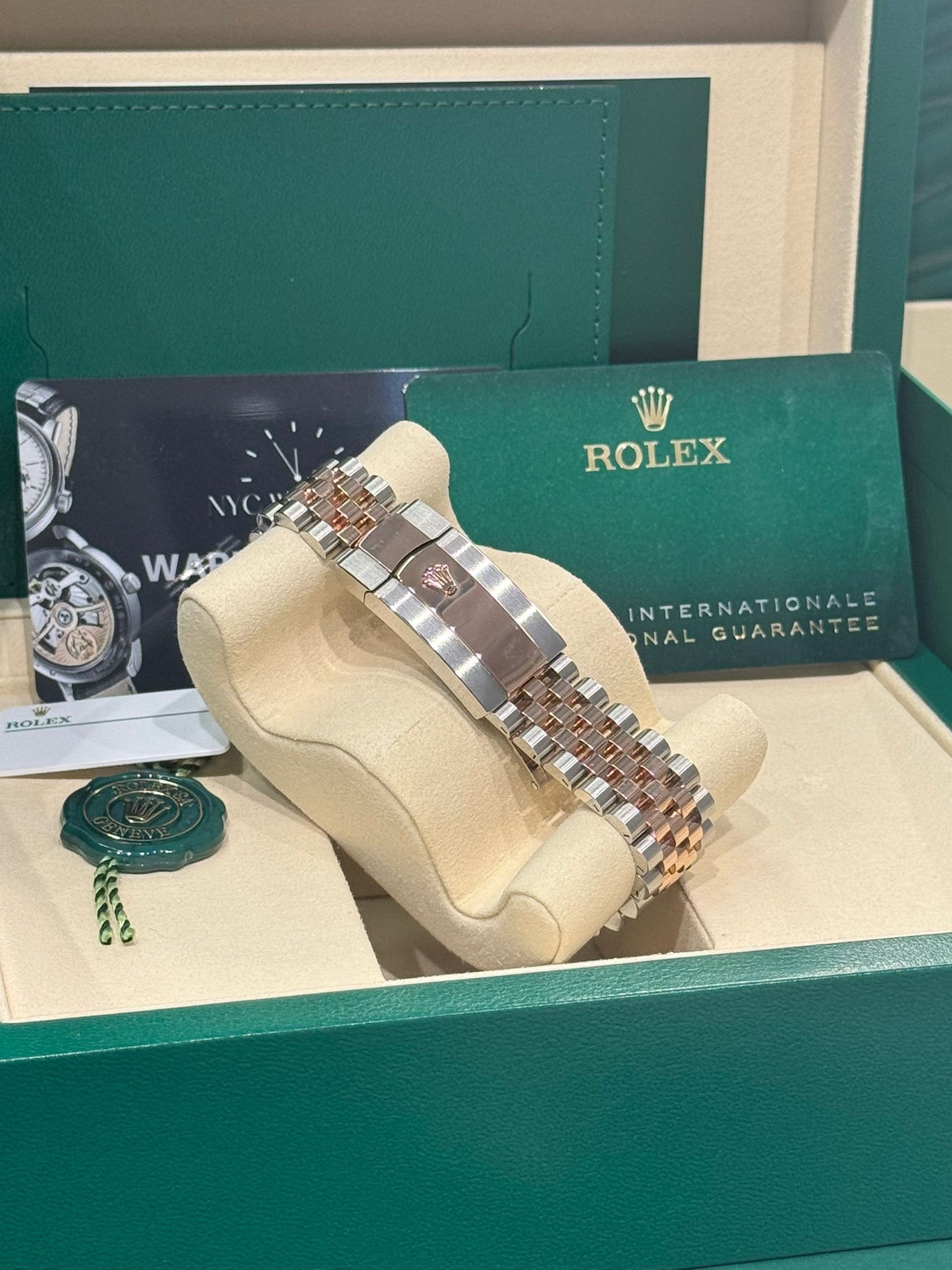 Rolex Stainless Steel and Pink Gold Datejust 41 Date Watch - 41 MM - Jubilee Bracelet - Fluted Bezel - Chocolate Diamond Dial - 126331 chodj