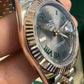 Rolex Stainless Steel and Pink Gold Datejust 41 Date Watch - 41 MM - Jubilee Bracelet - Fluted Bezel - Wimbledon Dial - 126331 slgrj