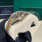 Rolex Stainless Steel and Yellow Gold Datejust 41 Date Watch - 41 MM - Jubilee Bracelet - Fluted Bezel - Black Dial - 126333 bkij