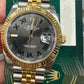 Rolex Stainless Steel and Yellow Gold Datejust 41 MM - Jubilee Bracelet - Fluted Bezel - Wimbledon Dial - 126333 slgrj