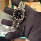 Rolex Stainless Steel and White Gold Datejust 41 Date Watch - 41 MM - Jubilee Bracelet - Fluted Bezel - Black Diamond Dial - 126334-0012