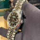 Rolex Stainless Steel and White Gold Datejust 41 Date Watch - 41 MM - Jubilee Bracelet - Fluted Bezel - Black Diamond Dial - 126334-0012
