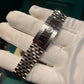 Rolex Stainless Steel and White Gold Datejust 41 Date Watch - 41 MM - Jubilee Bracelet - Fluted Bezel - Black Dial - 126334-0018