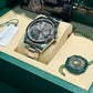 Rolex Stainless Steel and White Gold Datejust 41 Date Watch - 41 MM - Oyster Bracelet - Fluted Bezel - Wimbledon Dial - 126334-0021
