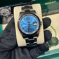 Rolex Stainless Steel and White Gold Datejust 41 Date Watch - 41 MM - Oyster Bracelet - Fluted Bezel - Blue Roman Dial - 126334-0025