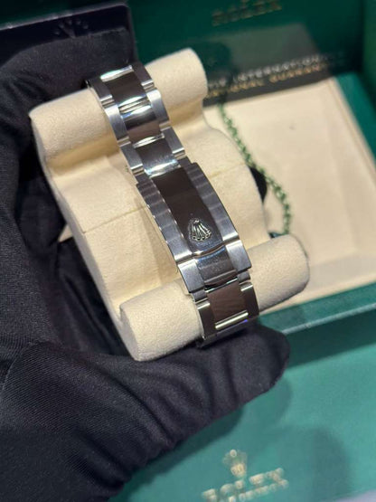 Rolex Stainless Steel and White Gold Datejust 41 Date Watch - 41 MM - Oyster Bracelet - Fluted Bezel - Blue Roman Dial - 126334-0025