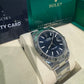 Rolex Stainless Steel and White Gold Datejust 41 Date Watch - 41 MM - Oyster Bracelet - Fluted Bezel - Blue Dial - 126334 blio