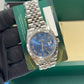 Rolex Stainless Steel and White Gold Datejust 41 Date Watch - 41 MM - Jubilee Bracelet - Fluted Bezel - Blue Roman Dial - 126334 blrj