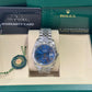 Rolex Stainless Steel and White Gold Datejust 41 Date Watch - 41 MM - Jubilee Bracelet - Fluted Bezel - Blue Roman Dial - 126334 blrj