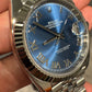 Rolex Stainless Steel and White Gold Datejust 41 Date Watch - 41 MM - Jubilee Bracelet - Fluted Bezel - Blue Roman Dial - 126334 blrj