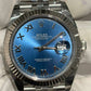 Rolex Stainless Steel and White Gold Datejust 41 Date Watch - 41 MM - Jubilee Bracelet - Fluted Bezel - Blue Roman Dial - 126334 blrj
