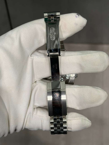 Rolex Stainless Steel and White Gold Datejust 41 Date Watch - 41 MM - Jubilee Bracelet - Fluted Bezel - Blue Roman Dial - 126334-0026