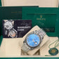 Rolex Stainless Steel and White Gold Datejust 41 Date Watch - 41 MM - Jubilee Bracelet - Fluted Bezel - Blue Roman Dial - 126334 blrj