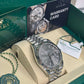 Rolex Stainless Steel and White Gold Datejust 41 Date Watch - 41 MM - Jubilee Bracelet - Fluted Bezel - Dark Rhodium Dial - 126334-0014