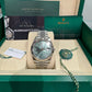 Rolex Stainless Steel and White Gold Datejust 41 Date Watch - 41 MM - Jubilee Bracelet - Fluted Bezel - Green Dial - 126334 mgij