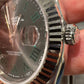 Rolex Stainless Steel and White Gold Datejust 41 Date Watch - 41 MM - Jubilee Bracelet - Fluted Bezel - Wimbledon Dial - 126334 slgrj