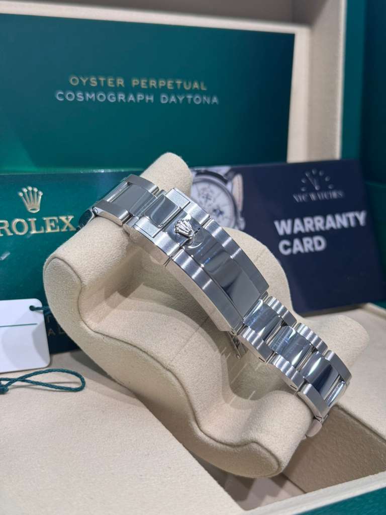 Rolex Oystersteel Cosmograph Daytona Watch - 40 MM - Oyster Bracelet - Black Cerachrom Bezel - White Index Dial - 126500ln wio