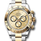 Rolex Oystersteel and Yellow Gold Cosmograph Daytona Watch - 40 MM - Oyster Bracelet - Fixed Bezel - Golden Index Dial - 126503 chio