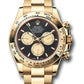 Rolex Yellow Gold Cosmograph Daytona Watch - 40 MM - Oyster Bracelet - Fixed Bezel - Black And Champagne Index Dial - 126508 bkchio