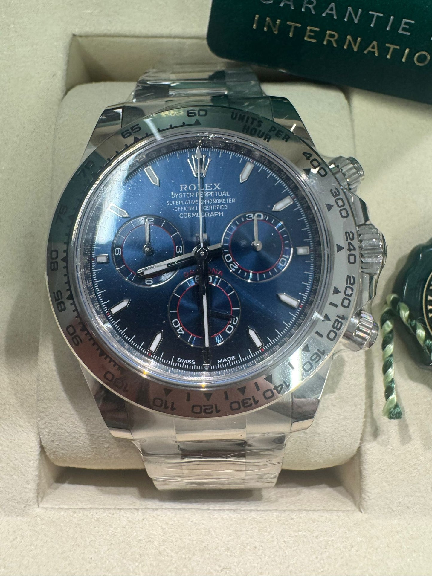Rolex John Mayer 2.0 Daytona - White Gold - 40 MM - Oyster Bracelet - Blue Dial - 126509-0005
