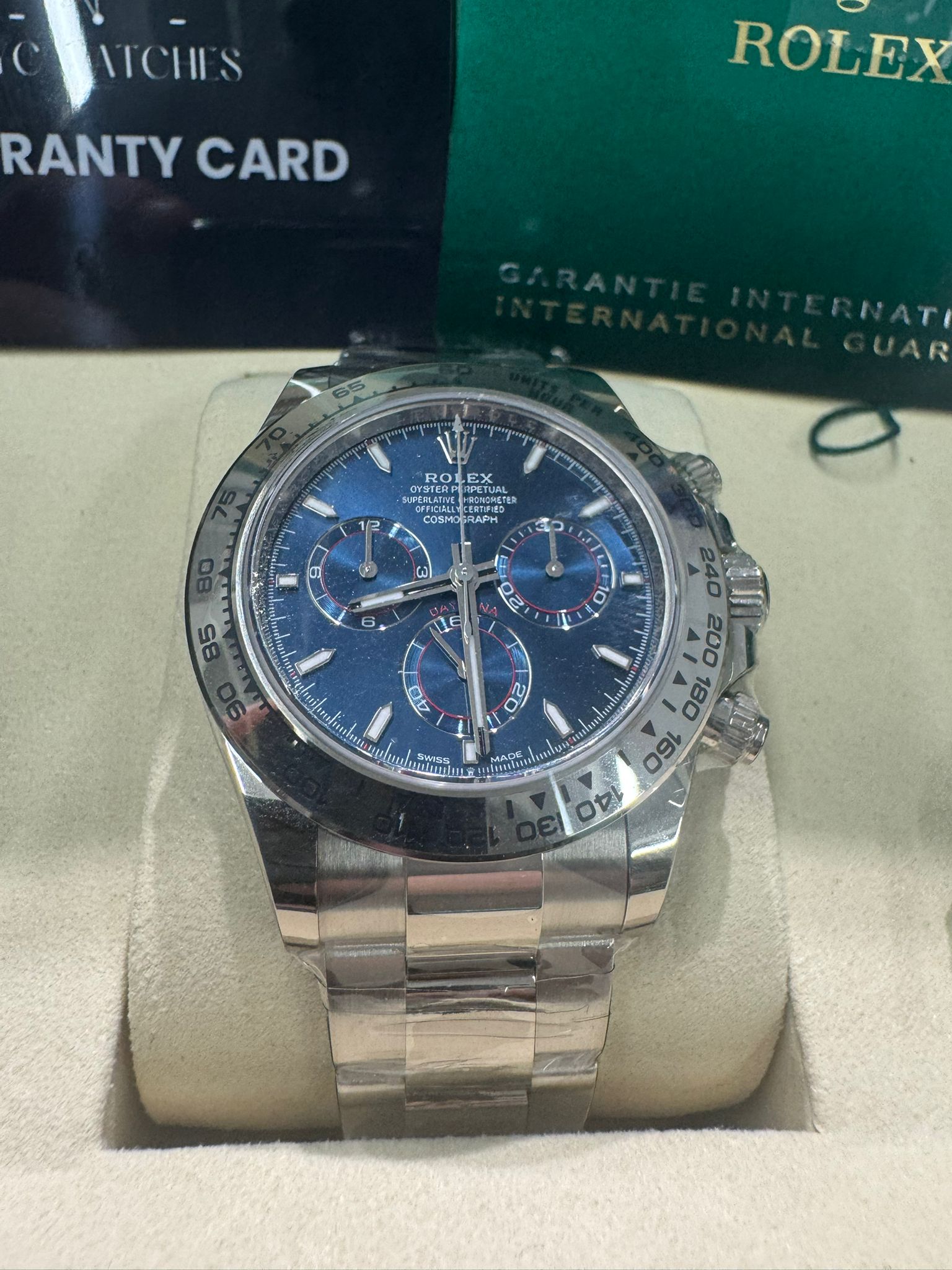 Rolex John Mayer 2.0 Daytona - White Gold - 40 MM - Oyster Bracelet - Blue Dial - 126509-0005