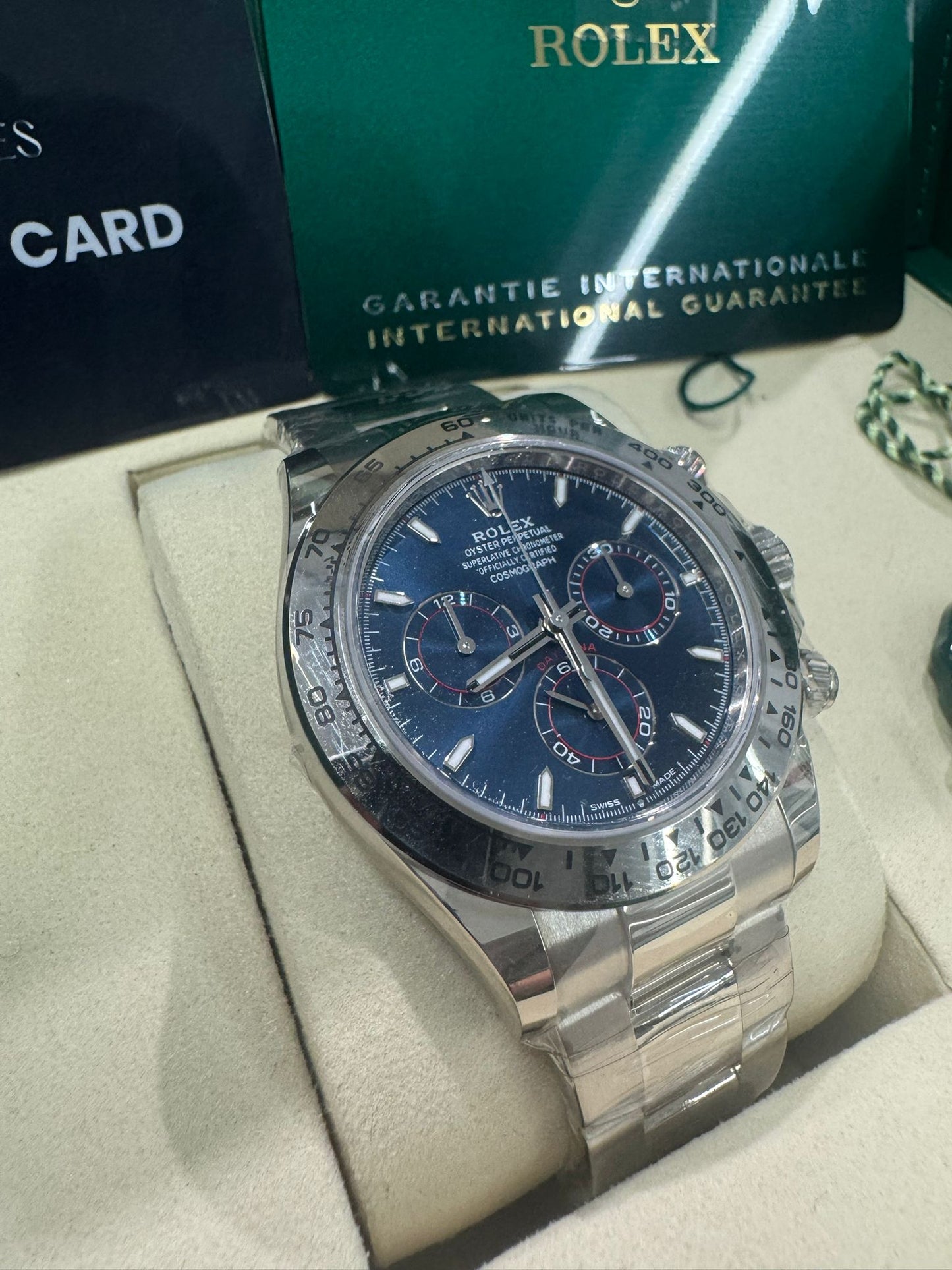 Rolex John Mayer 2.0 Daytona - White Gold - 40 MM - Oyster Bracelet - Blue Dial - 126509-0005