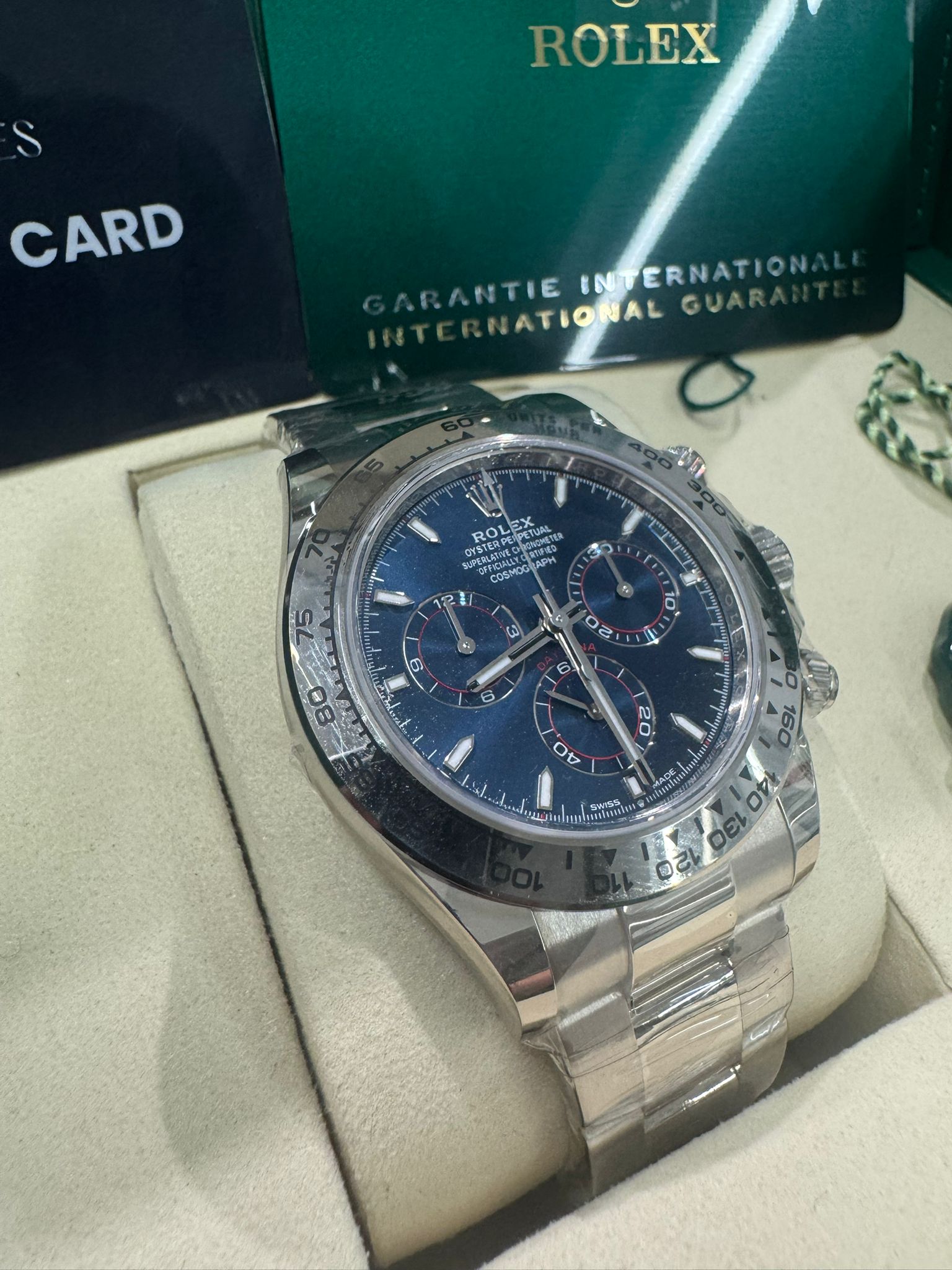 Rolex John Mayer 2.0 Daytona - White Gold - 40 MM - Oyster Bracelet - Blue Dial - 126509-0005