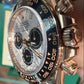 Rolex Everose Gold Cosmograph Daytona Watch - 40 MM - Oysterflex Strap - Black Cerachrom Bezel - Meteorite and Black Index Dial - 126515LN-0008