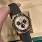 Rolex Everose Gold Cosmograph Daytona Watch - 40 MM - Oysterflex Strap - Black Ceramic Bezel - Sundust And Black Index Dial - 126515LN-0006