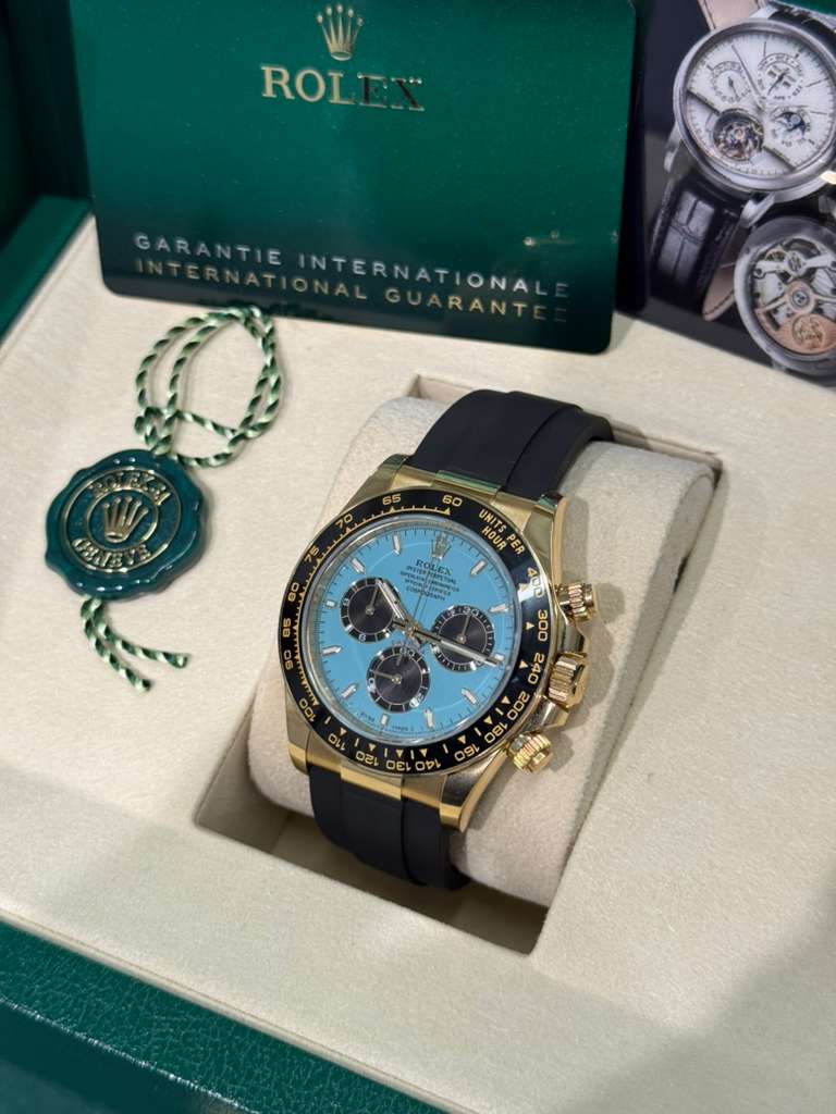 Rolex Cosmograph Daytona - 40 MM - Yellow Gold - Tiffany Dial - Oysterflex Bracelet - 126518LN-0014