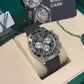 Rolex White Gold Cosmograph Daytona Watch - 40 MM - Oysterflex Strap - Black Ceramic Bezel - Black And Steel Index Dial - 126519LN-0002