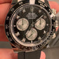 Rolex White Gold Cosmograph Daytona Watch - 40 MM - Oysterflex Strap - Black Cerachrom Bezel - Black And Steel Diamond Dial - 126519ln bkstdof