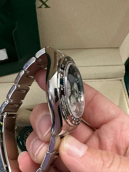 Rolex White Gold Le Mans Daytona Watch - Off-Catalog - 40 MM - White Gold Bracelet - Black "Panda" Dial - 126529LN