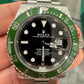 Rolex Starbucks Oystersteel Submariner 41MM - Oyster Bracelet - Black Dial - Green Dial - 126610LV