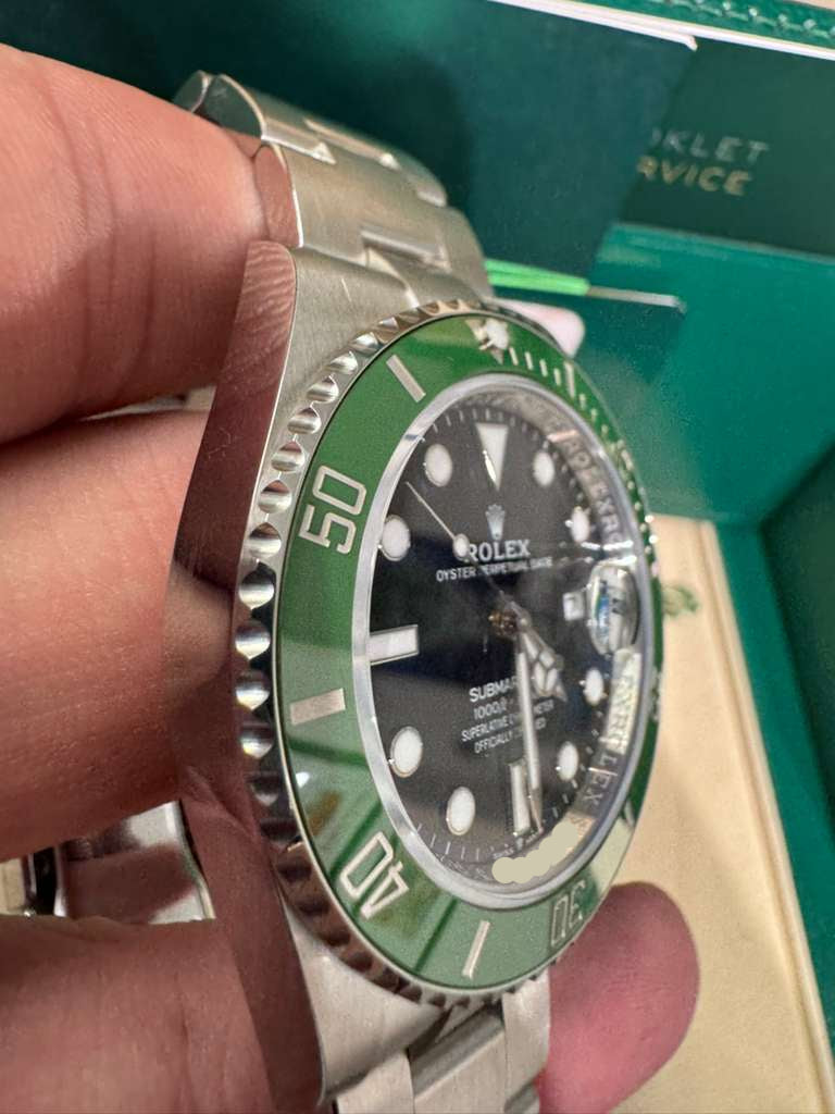 Rolex Starbucks Oystersteel Submariner 41MM - Oyster Bracelet - Black Dial - Green Dial - 126610LV