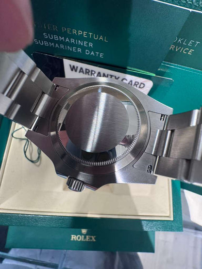 Rolex Starbucks Oystersteel Submariner 41MM - Oyster Bracelet - Black Dial - Green Dial - 126610LV